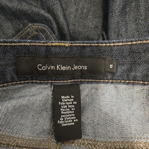 Calvin Klein Wide Leg High Rise Women's Jeans Size 10 - Picture 5 of 16